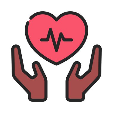  İyi Sağlık ikonu vektör çizimi tasarımı