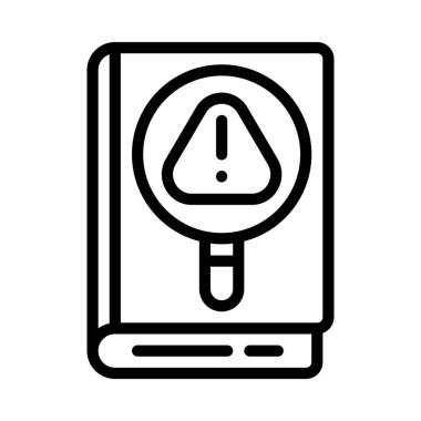 kitap simgesi, vektör illüstrasyonu basit tasarım