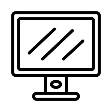 LCD Ekran vektör illüstrasyon tasarımı