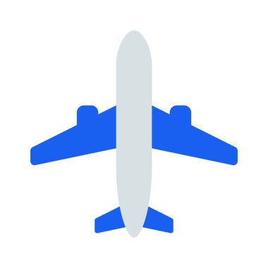 Uçak simgesi, vektör çizimi