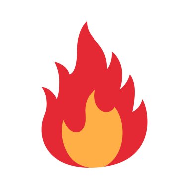 Yanıcı Ürün İşaret Simgesi Vektör Çizimi Tasarımı