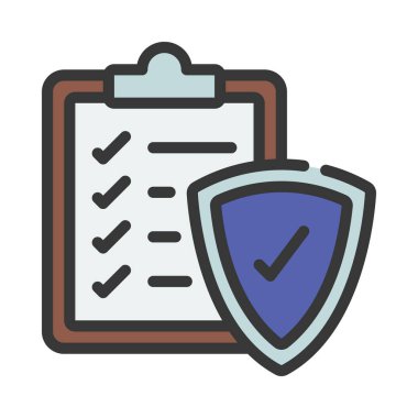 belge dosya simgesi vektör illüstrasyonu