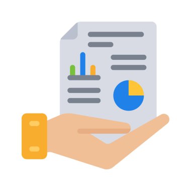 analitik web simgesi vektör illüstrasyonu