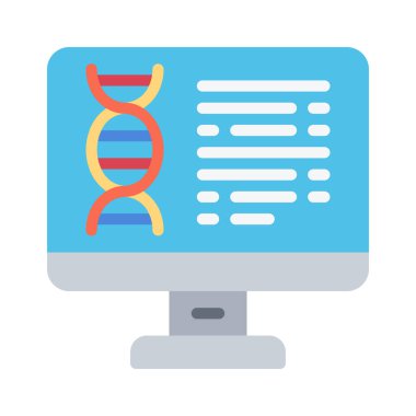 DNA Denetleyici simgesi vektör çizimi tasarımı