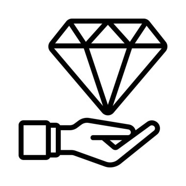 Değer simgesi vektör illüstrasyon tasarımı sağla