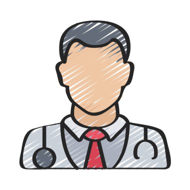 Doktor avatar simgesi, anahat stili