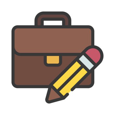 Görev Oluşturma simgesi, vektör illüstrasyonu basit tasarım