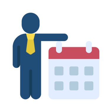 Zamanlama Düzenleyici ağ simgesi vektör illüstrasyonuName