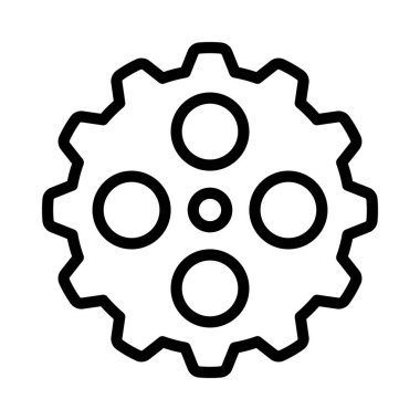 Karikatür web simgesi. Vektör çizim