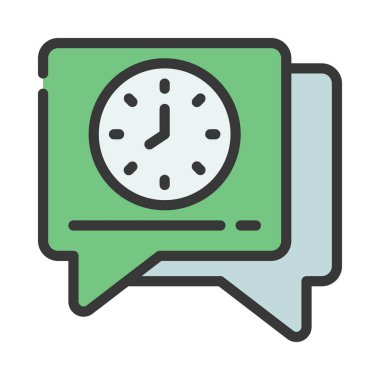 İletiler web simgesi vektör illüstrasyonu