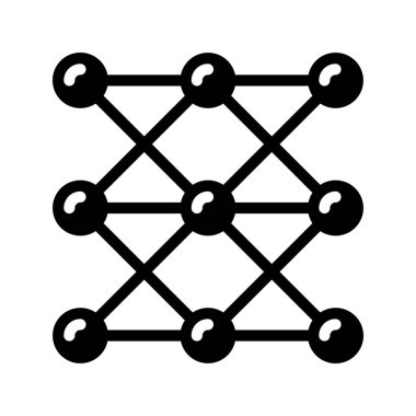 algoritma web simgesi vektör illüstrasyonu