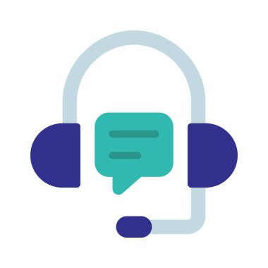 İleti simgesini, vektör illüstrasyonunu destekle  