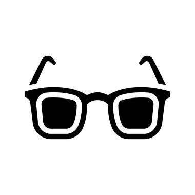 göz gözlük simge vektör çizim