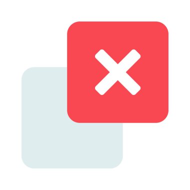 Katman simgesi vektör illüstrasyon tasarımını sil