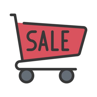 satış simgesi vektör illüstrasyonu