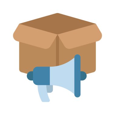 Ürün Pazarlama Web simgesi, vektör illüstrasyonu                 