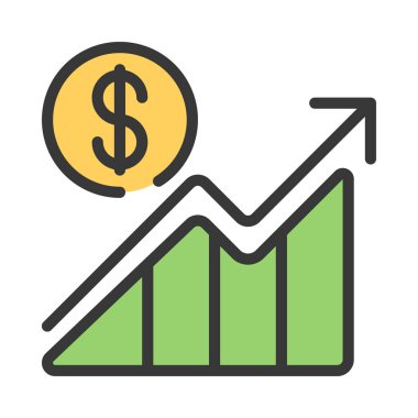 Artan Kâr kavramı konsept vektör çizimi