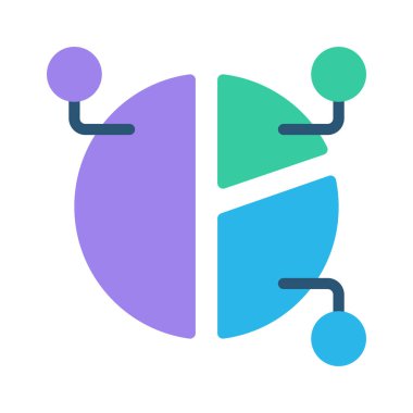 Pastayı Yorum simgesi, vektör illüstrasyonu basit tasarımı ile Böl