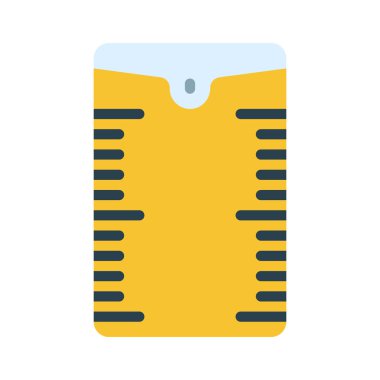 Teyp Ölçü ağ ikonu vektör illüstrasyonu