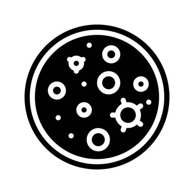 Petri Çanağı web simgesi vektör illüstrasyonu