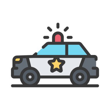 araba simgesi, vektör illüstrasyonu basit tasarım 