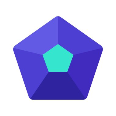 iş altıgen grafik simgesi, vektör illüstrasyonu