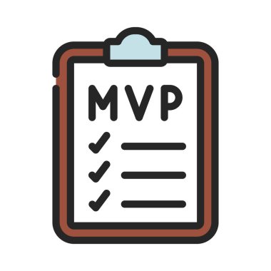 Checklist icon, vector illustration simple design