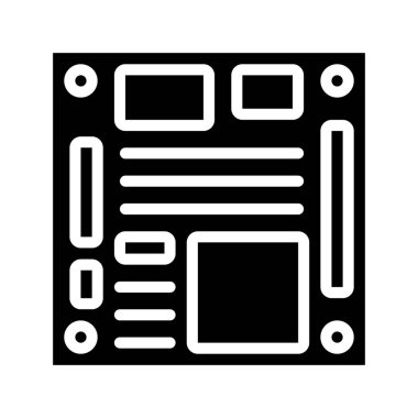 Ana kart web simgesi vektör illüstrasyonu