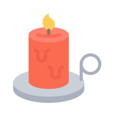 Yanan Mum kutsal kişilerin resmi, vektör çizim 