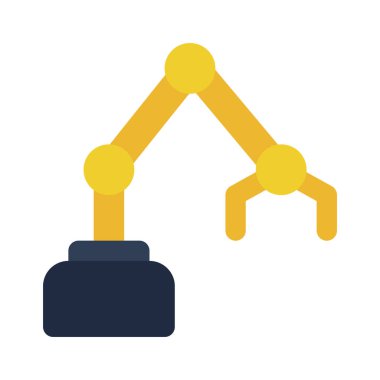 üretim hattı web simgesi vektör illüstrasyonu