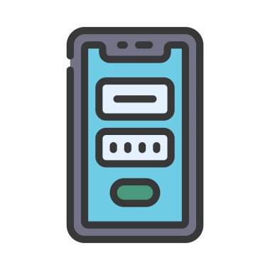 Form Web simgesi vektör illüstrasyonunu imzala