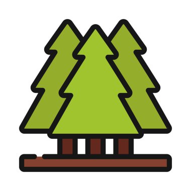  Orman simgesi ana hat biçiminde