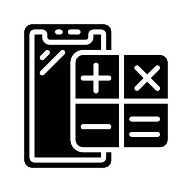 hesap makinesi vektör illüstrasyon tasarımı 