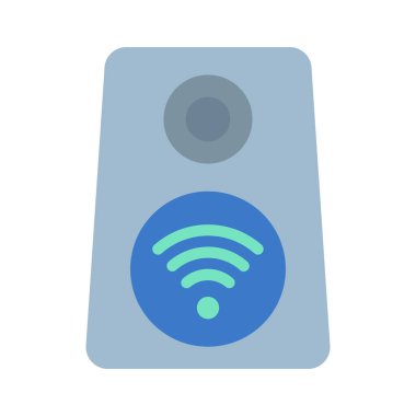 Akıllı Sözcü simge vektör resimleme tasarımını izole etti