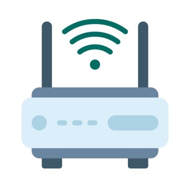 Internet yönlendirici vektör simgesi 