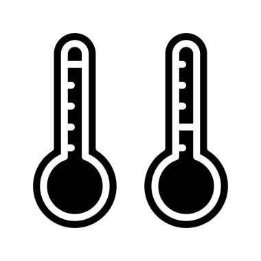 Sıcaklık web simgesi vektör illüstrasyonu