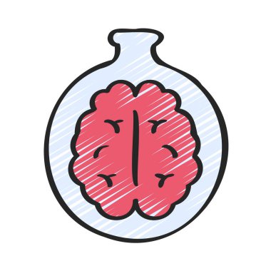 Fizik Web simgesi vektör illüstrasyonu