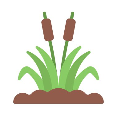 Reeds web simgesi vektör illüstrasyonu