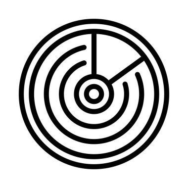 Aygıt İzleyici Uygulama simgesi, vektör illüstrasyonu basit tasarım