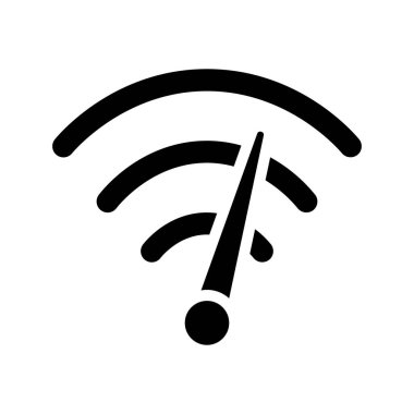 Wifi Speed Uygulama simgesi vektör illüstrasyonu