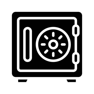 para güvenli simgesi, vektör illüstrasyonu