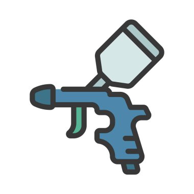 Ray Gun web simgesi vektör illüstrasyonu