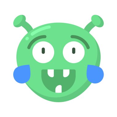 Ağlayan Gülen Ağ ikonu vektör çizimi