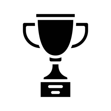 kupa ödülü izole edilmiş ikon vektör illüstrasyon tasarımı