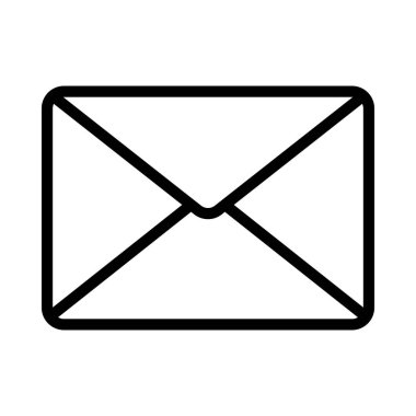 Kapatılan E- posta simgesi, vektör illüstrasyonu 