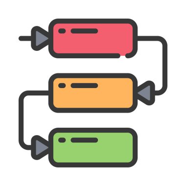 Bağımlılıklar web simgesi vektör illüstrasyonu