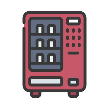 Otomat simgesi vektör illüstrasyon tasarımı