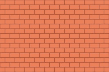 Düz Duvar Simgesi Basit Vektör İllüstrasyonu