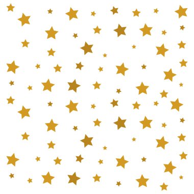 Beyaz arkaplanda yıldızlar, vektör illüstrasyonu                                          