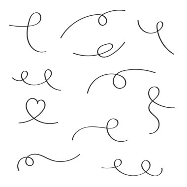 Spiral El Çizim Çizgileri